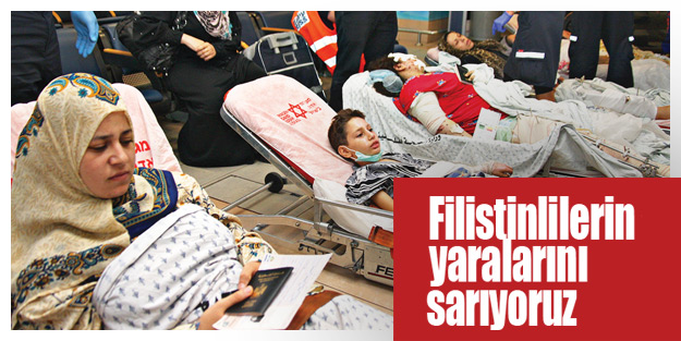 Filistinlilerin yaralarını sarıyoruz
