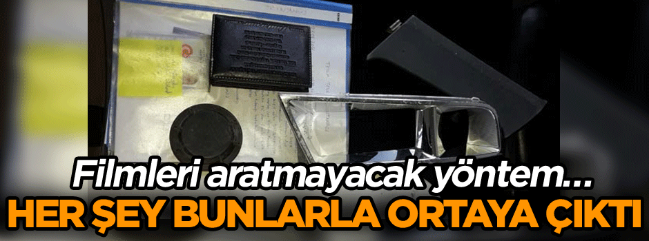 Filmleri aratmayacak yöntem… Her şey bunlarla ortaya çıktı