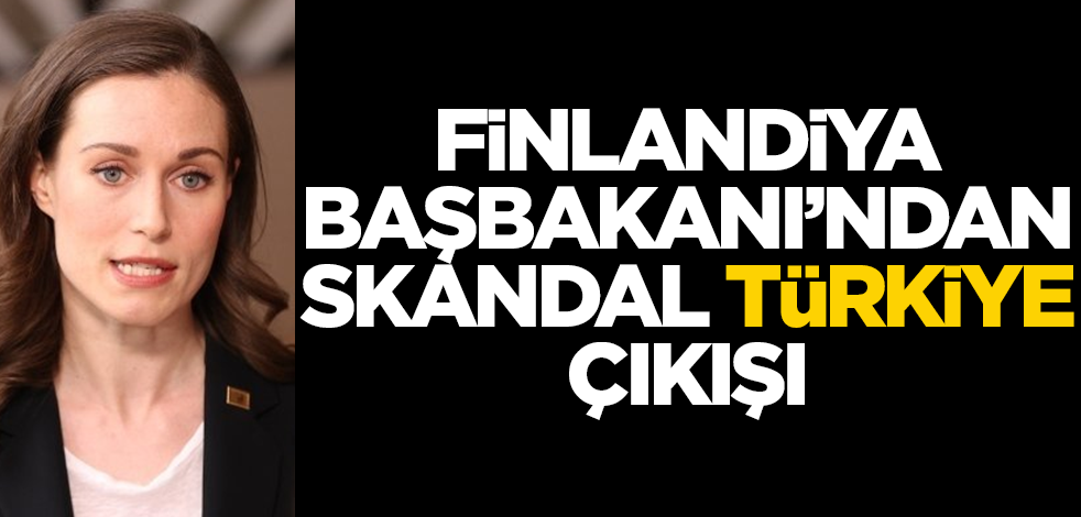 Finlandiya Başbakanı'ndan skandal Türkiye çıkışı