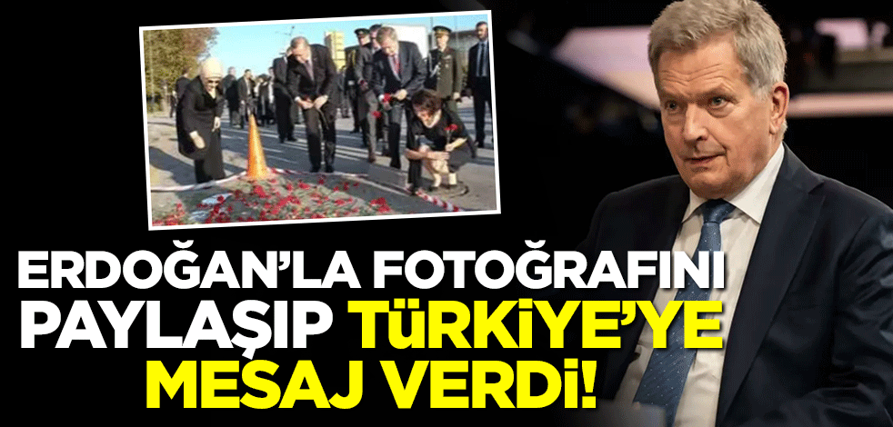 Finlandiya Cumhurbaşkanı'ndan Türkiye'ye sıcak mesaj... Erdoğan'la fotoğrafını paylaştı