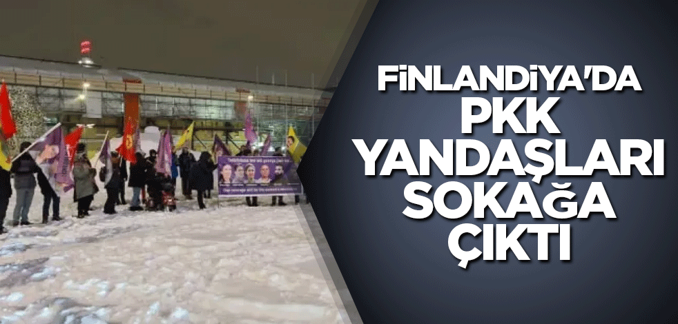 Finlandiya'da PKK yandaşları sokağa çıktı