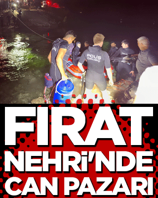 Fırat Nehri'nde can pazarı!