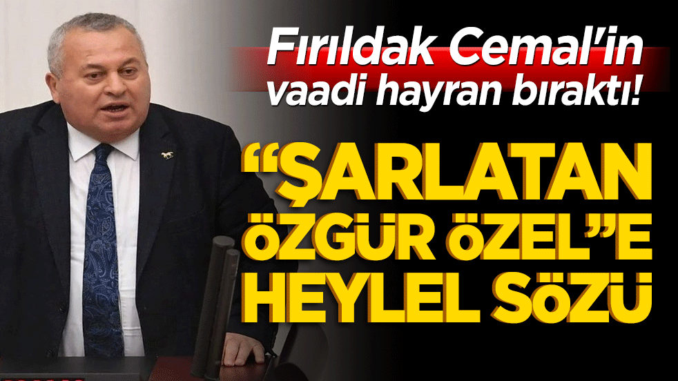 Fırıldak Cemal'in heykel sevdası depreşti! Dün şarlatan dediği Özgür Özel'e bugün tapmaya başladı!