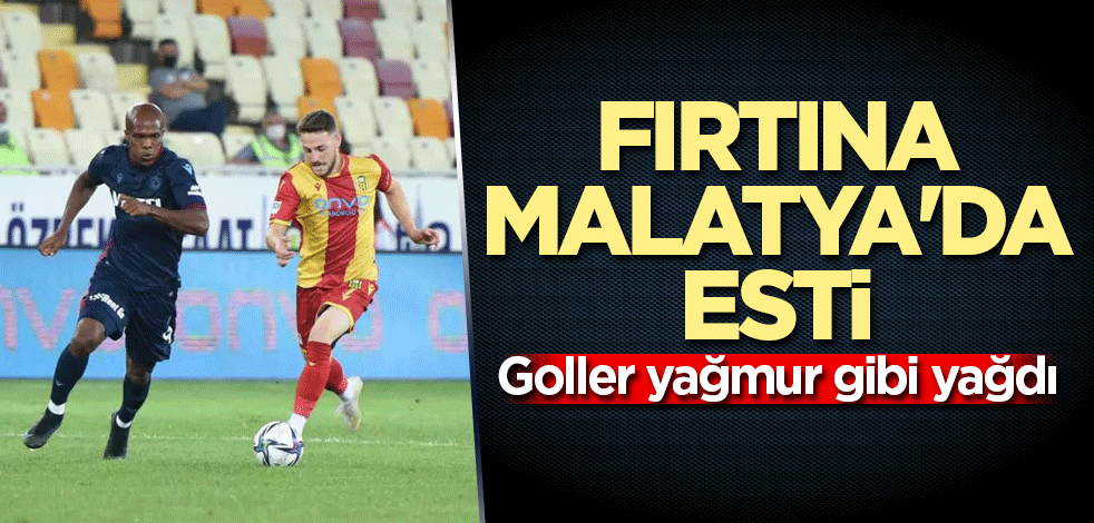 Fırtına Malatya'da esti