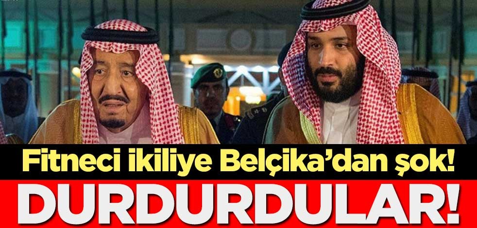 Fitneci ikiliye Belçika'dan şok! Durdurdular