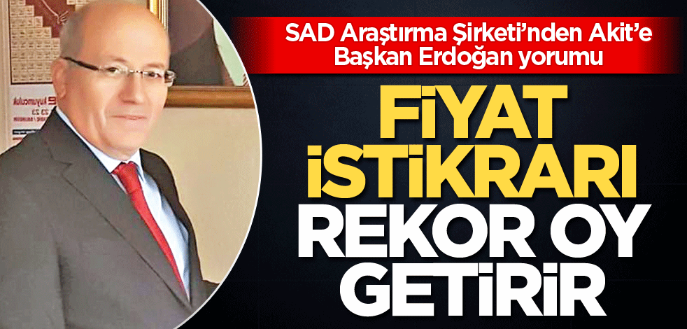 Fiyat istikrarı rekor oy getirir