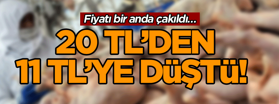 Fiyatı bir anda çakıldı… 20 liradan 11 liraya düştü!