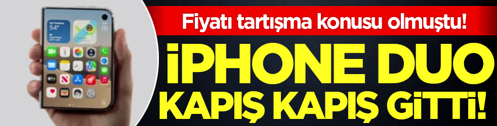 Fiyatı tartışma konusu olmuştu: İphone Duo kapış kapış gitti!