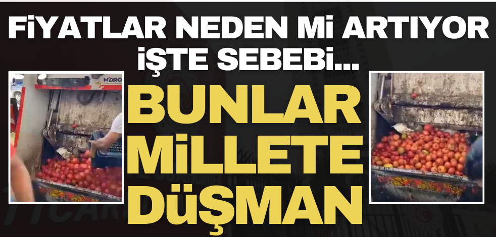 Fiyatlar neden mi artıyor, işte sebebi! Bunlar millet düşmanı…