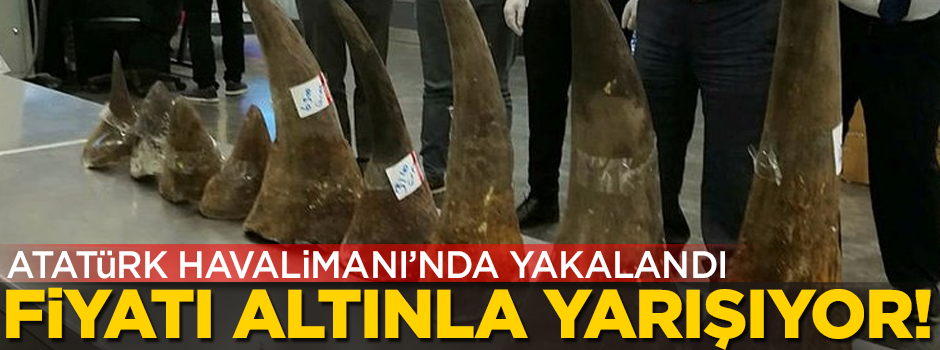 Fiyatları altınla yarışıyor! Atatürk Havalimanı'nda yakalandı