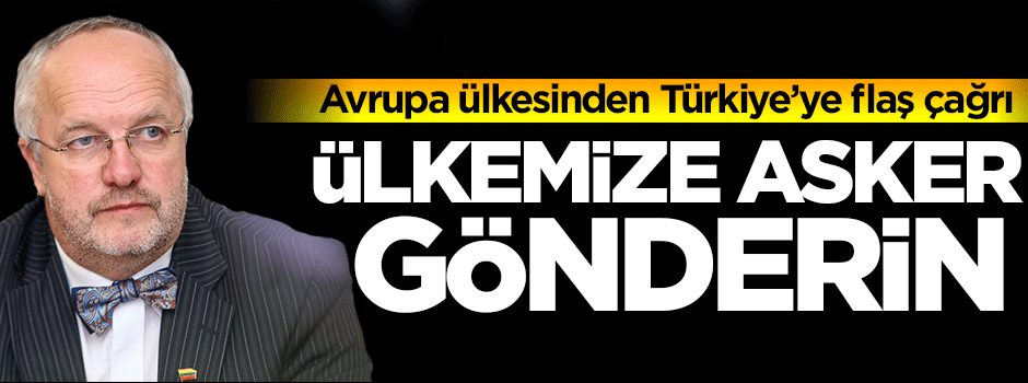 Flaş çağrı:Türk askeri ülkemize gelsin