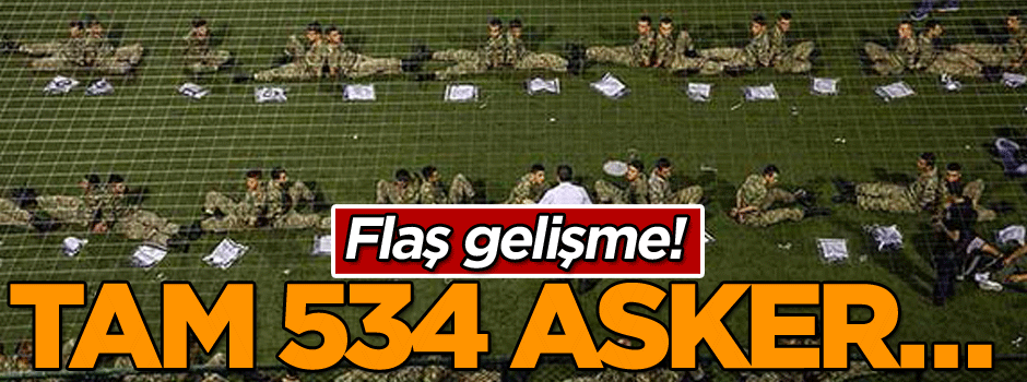 Muhafız Alayı'nda görevli 534 askere dava açıldı
