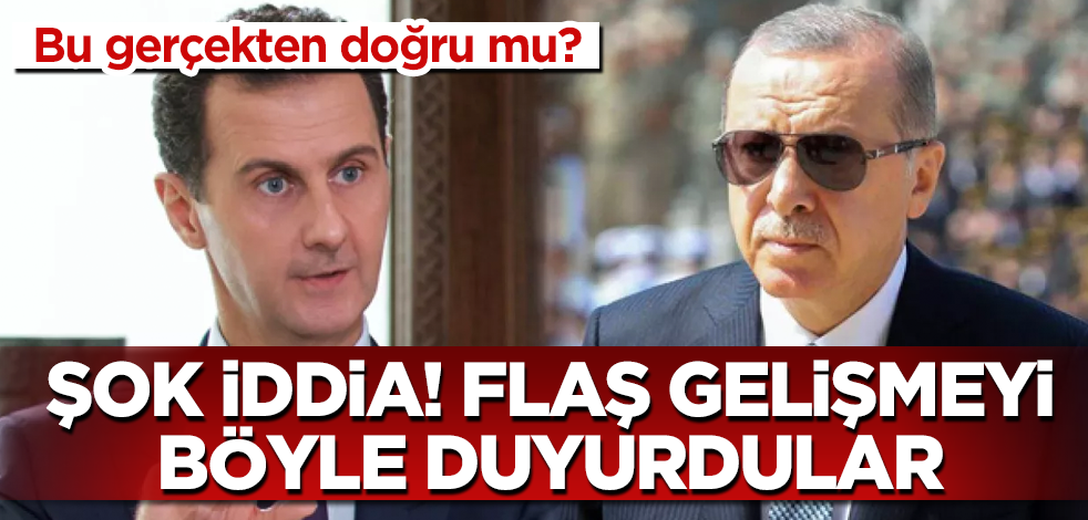 Flaş iddia! Türkiye ile Suriye o tarihte...