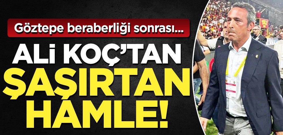 Flaş talep: Karşıyaka Başkanı Ergüllü'den Ali Koç açıklaması herkesi şaşırttı... Gün yüzüne dökülenler