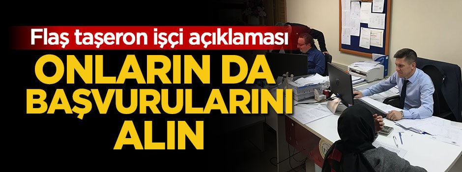 DPB'den flaş taşeron işçi açıklaması: Onların da başvurularını alın