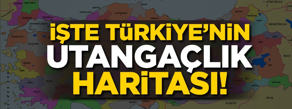 Flaş! Türkiye'nin utangaçlık haritası açıklandı!