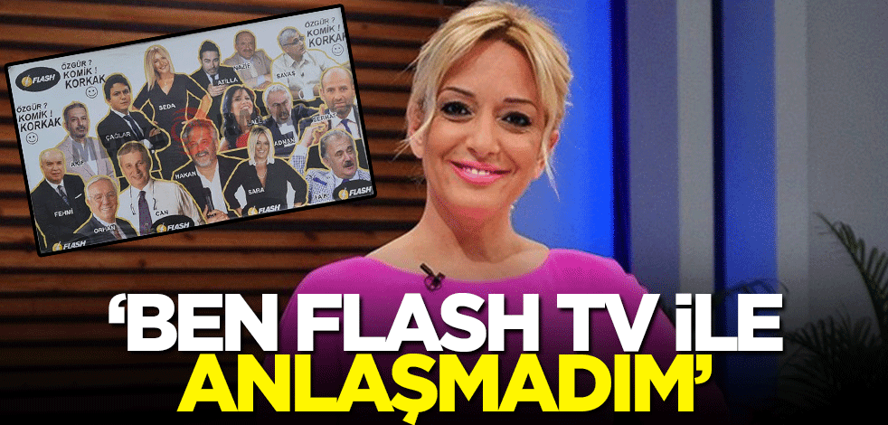 Flash TV yayına başlamadan üçkağıda başladı! Anlaşma yapılmadan afişe eklenen Saba Tümer'den açıklama