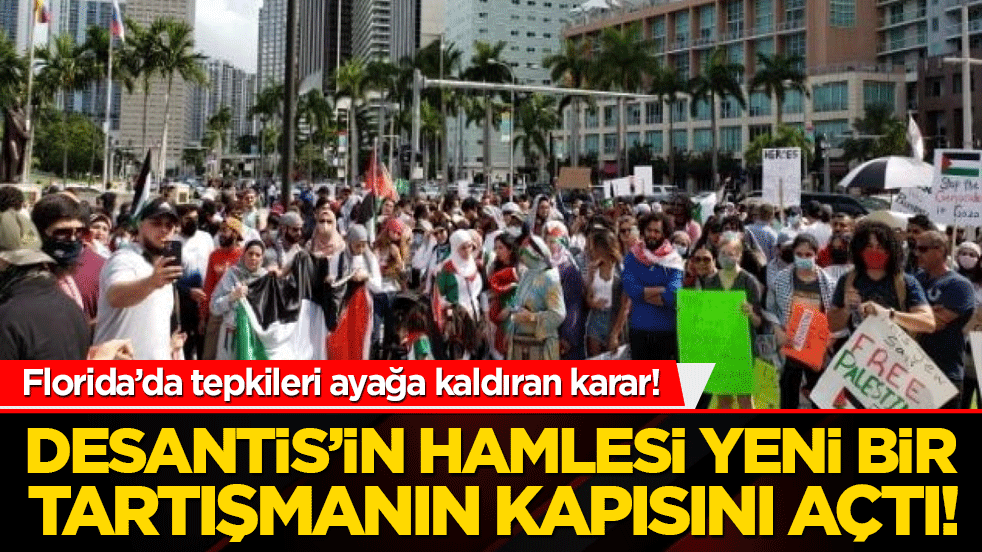 Florida’da tepkileri ayağa kaldıran karar! Desantis’in hamlesi yeni bir tartışmanın kapısını açtı!