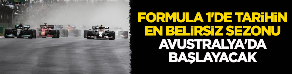 Formula 1'de yeni sezon başlıyor ama…
