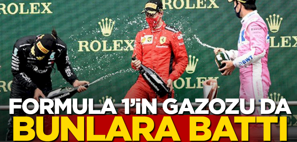 Formula 1'in gazozu da bunlara battı