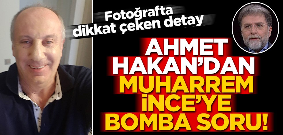 Fotoğrafta dikkat çeken detay! Muharrem İnce burnuna fondöten mi sürdü?