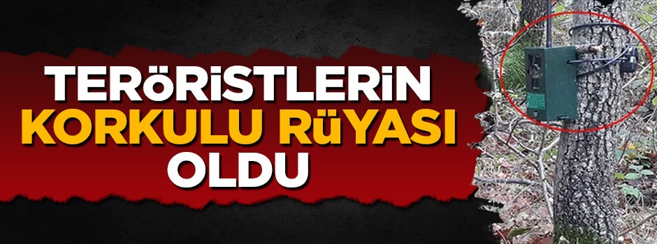 Fotokapanlar teröristlerin korkulu rüyası oldu