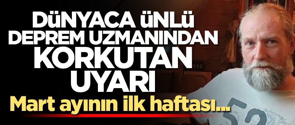 Frank Hoogerbeets yine uyardı! "Mart'ın ilk haftası büyük bir deprem olacak"