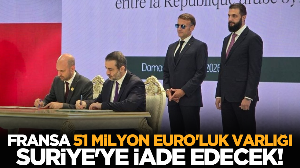 Fransa, 51 milyon euro'luk varlığı Suriye'ye iade edecek!