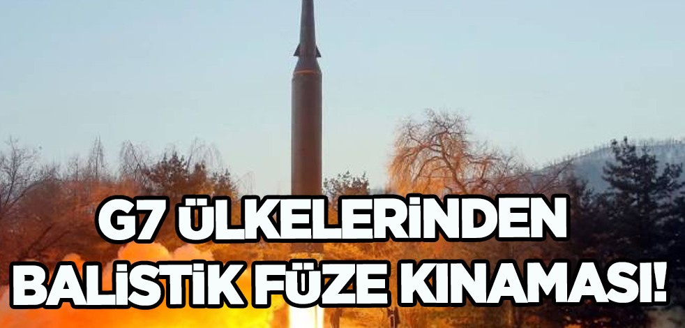  Fransa, Almanya, gibi G7 ülkelerinden kınama! Kuzey Kore'nin füze denemesi itirafı: şok eden sözler