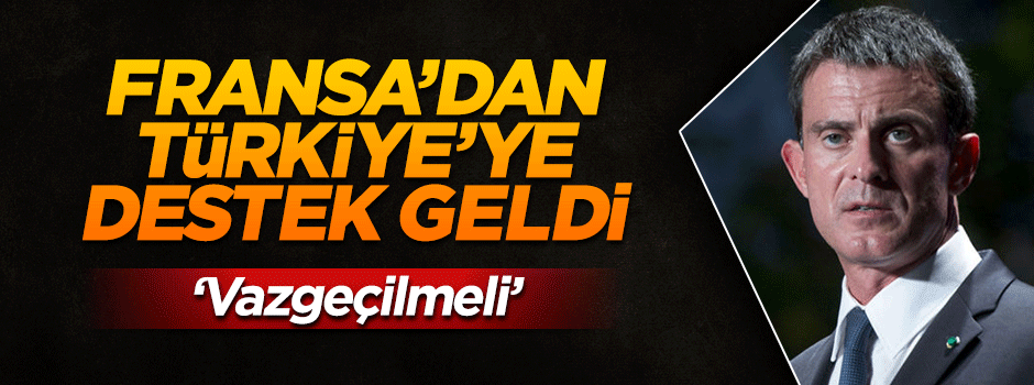 Fransa Başbakanı: İkiyüzlü tutumdan vazgeçilmeli