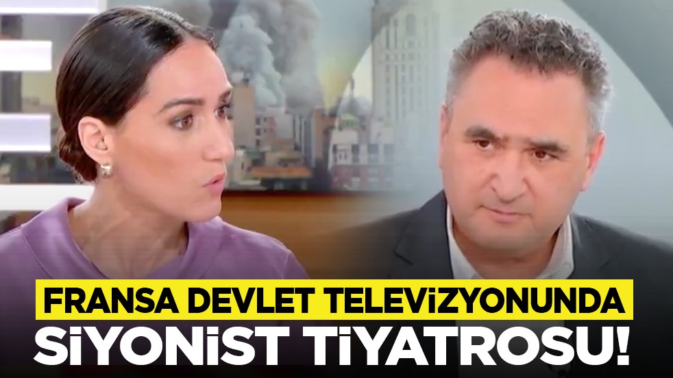 Fransa devlet televizyonunda siyonist tiyatrosu!