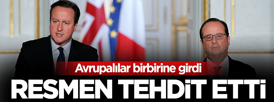 Fransa İngiltere'yi sığınmacılarla tehdit etti