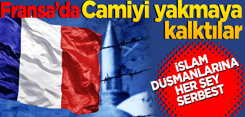 Fransa'da camiye kundaklama girişimi