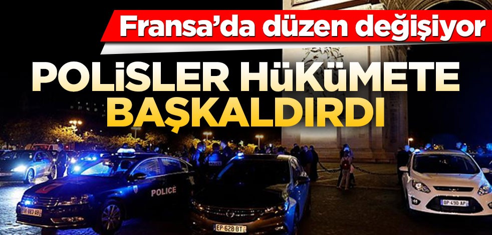 Fransa'da düzen değişiyor! Bu sefer polisler hükümete başkaldırdı