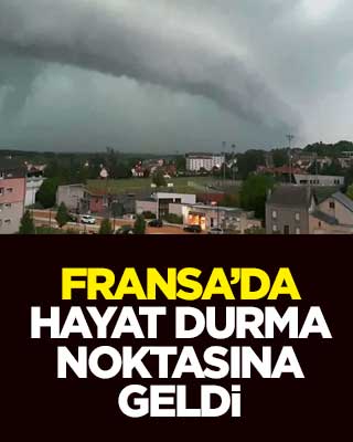 Fransa'da hayat durma noktasına geldi