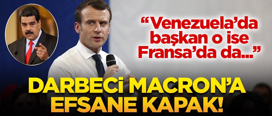 Fransa'da muhaliflerden Macron'a 'Guaido' tepkisi