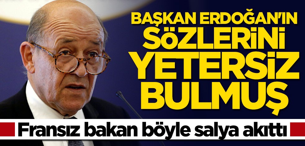 Fransa'dan Cumhurbaşkanı Erdoğan hakkında küstah açıklama