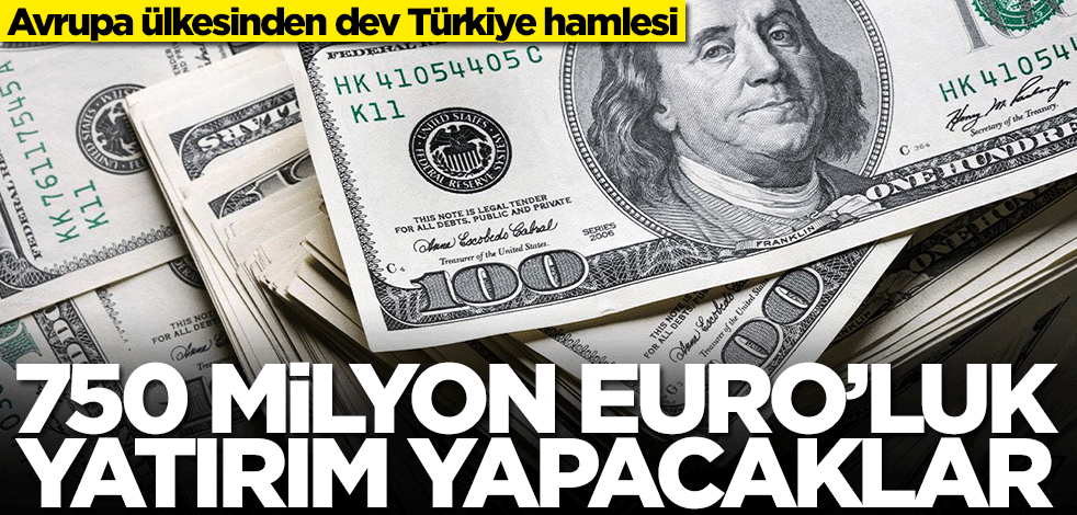 Fransa'dan Türkiye hamlesi! 750 milyon euroluk yatırım