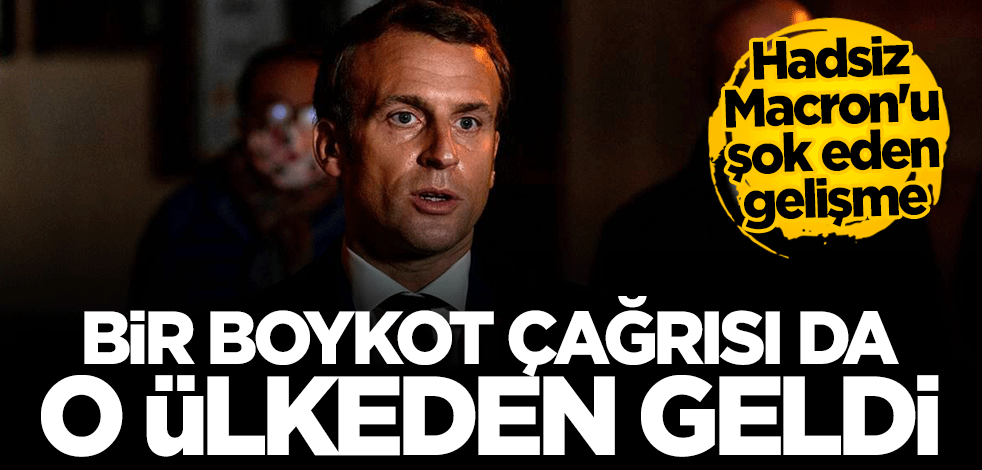 Fransa'ya bir boykot çağrısı da ABD'den geldi