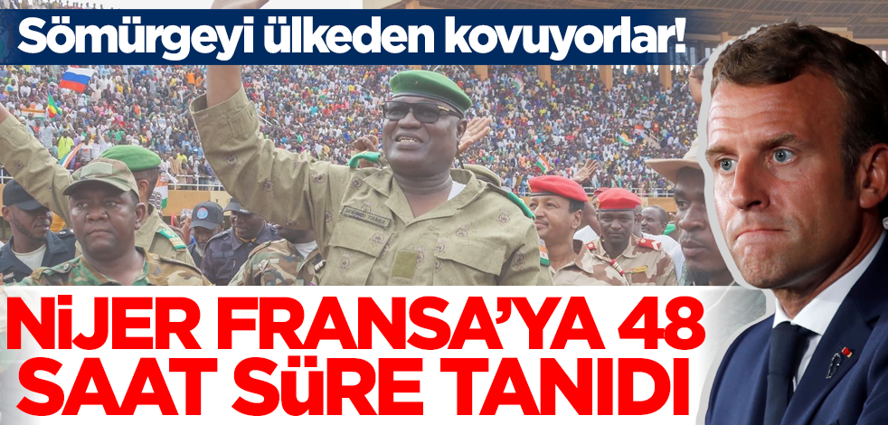 Fransa'yı ülkeden kovan Nijer 48 saat süre tanıdı!