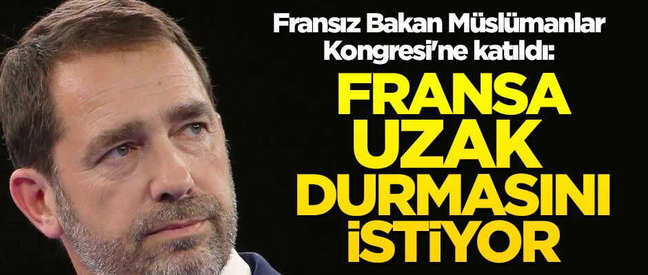 Fransız Bakan Müslümanlar Kongresi'ne katıldı... 'Fransa uzak durmasını istiyor'