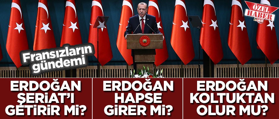 Fransız dergisinde İslam korkusu ve 'Erdoğan gidecek' umudu