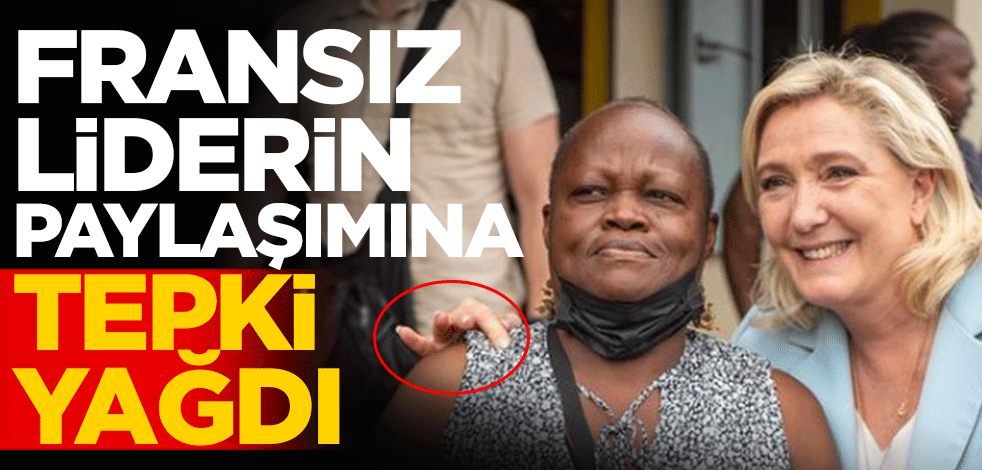 Fransız liderin paylaşımına tepki yağdı