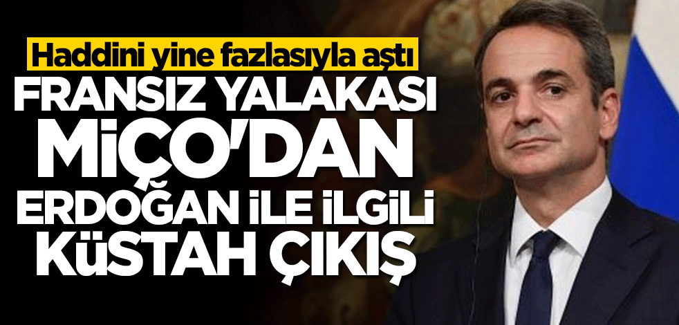 Fransız yalakası Miçotakis'ten Başkan Erdoğan ile ilgili küstah açıklama