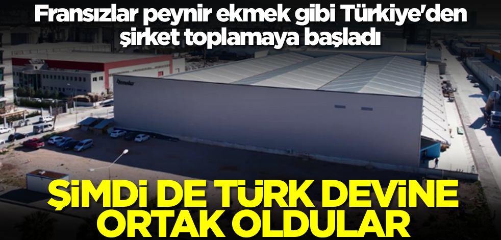 Fransızlar peynir ekmek gibi Türkiye'den şirket toplamaya başladı! Şimdi de Türk devine ortak oldular