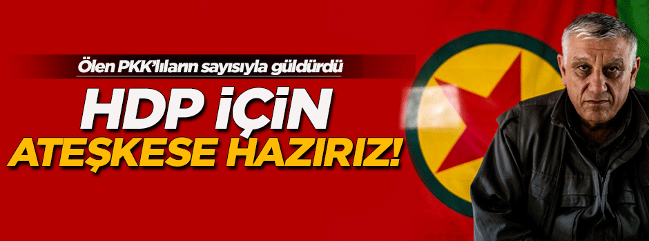 HDP için ateşkese hazırız!
