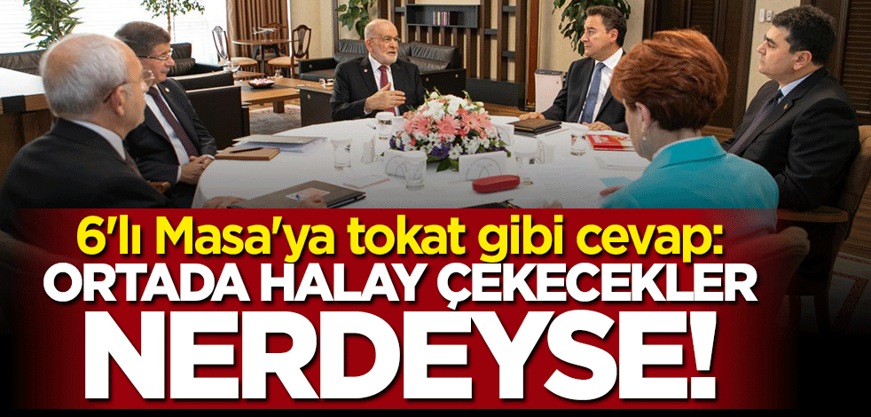 Fuat Oktay'dan 6'lı Masa'ya tokat gibi cevap: Ortada halay çekecekler nerdeyse