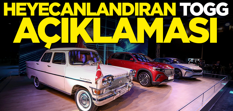 Fuat Oktay'dan heyecanlandıran TOGG açıklaması