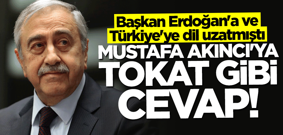 Fuat Oktay'dan Mustafa Akıncı'ya sert cevap: Çapını aşar