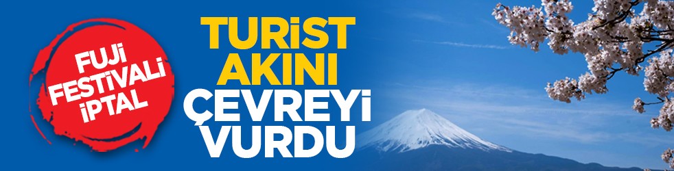 Fuji festivali iptal: Turist akını çevreyi vurdu